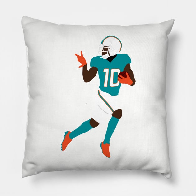 Tyreek Hill Pillow by islandersgraphics