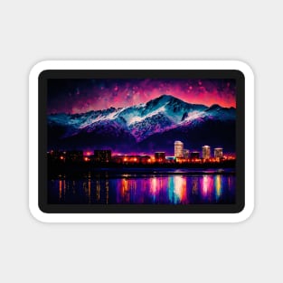 The Lights of Anchorage, Alaska - Part III Magnet