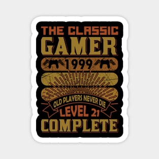 The Classic Gamer - Old Players Never die 1999 Magnet