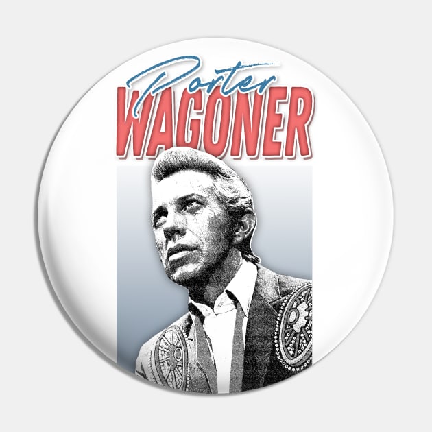 Porter Wagoner // Retro Aesthetic Style Fan Design Pin by DankFutura