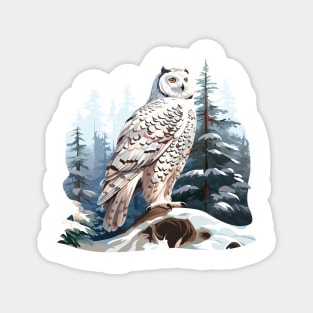 Snowy Owl Magnet