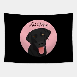 Black Lab Mom Tapestry