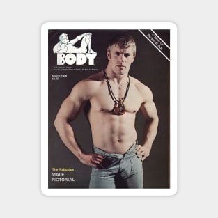 BODY Pictorial Magazine - Vintage Physique Muscle Male Model Magazine Cover Magnet