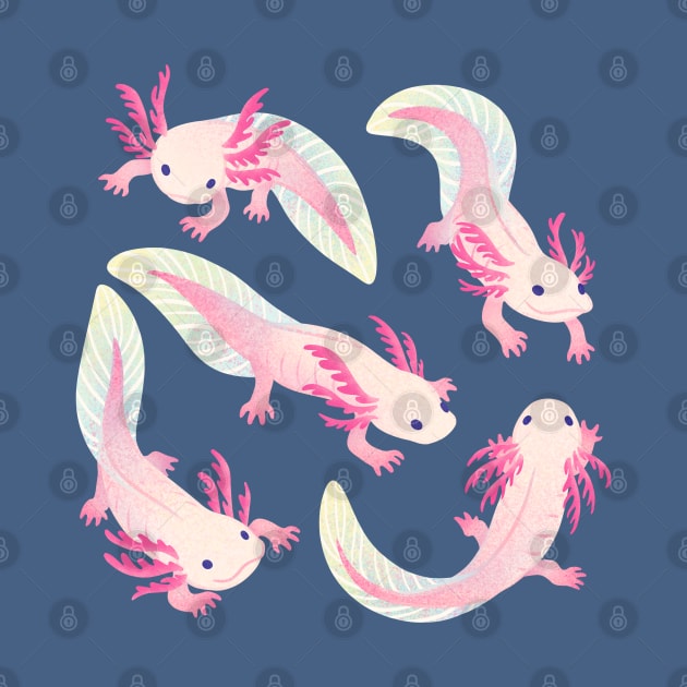 Axolotls 1 by DoomedDreamer