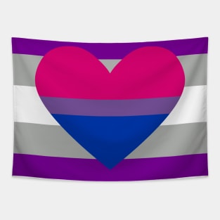 Grey-Asexual and Biromantic Tapestry