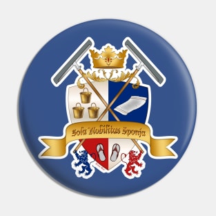 Sponja (Israeli Mop) Coat of Arms Pin