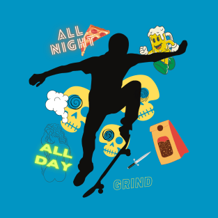 Skate Life All Day All Night T-Shirt