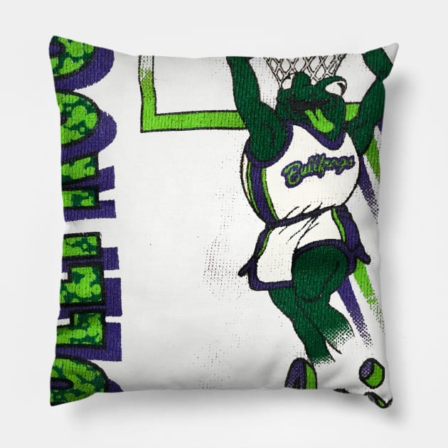 Raleigh bullfrogs Pillow by complerin