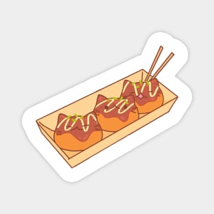 cat takoyaki Magnet