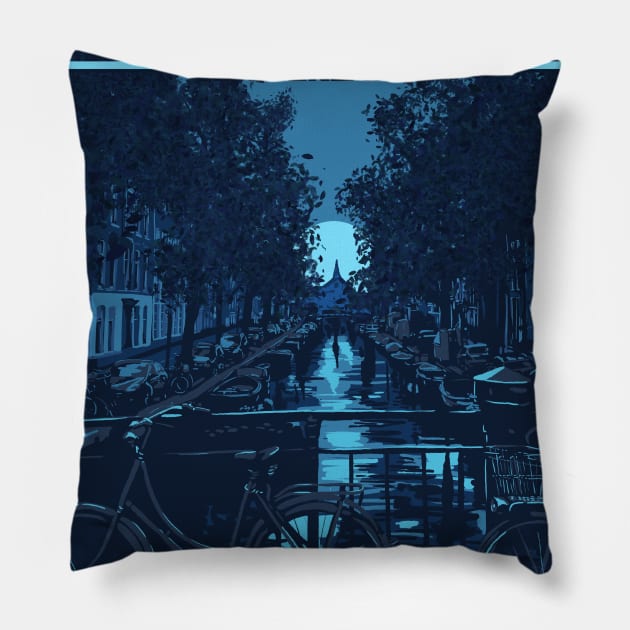 Amsterdam Pillow by nicholashugginsdesign