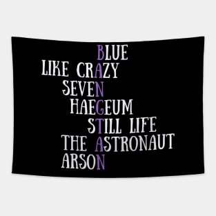 BTS Solo Song Titles Tapestry