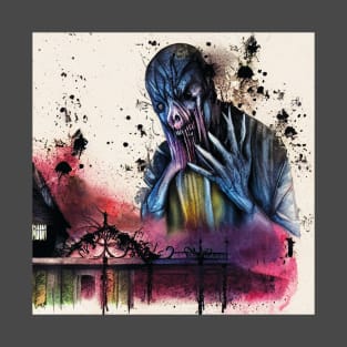 Horror in Watercolor T-Shirt