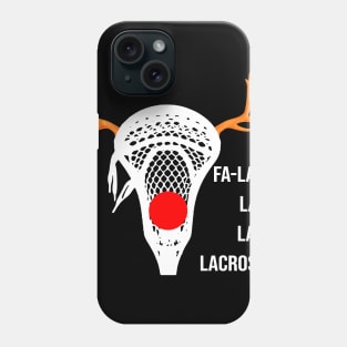 Funny Lacrosse Fa La La Xmas Gift For Lacrosse Player Phone Case