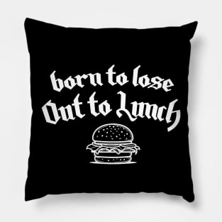 Motorhead Burger Pillow