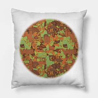 Urban Camouflage Pillow