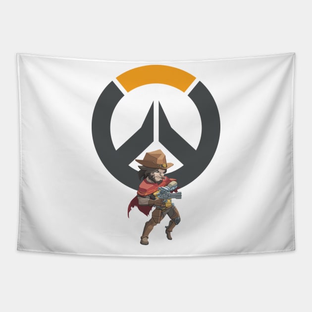 Overwatch: McCree Tapestry by donisalmostagenius