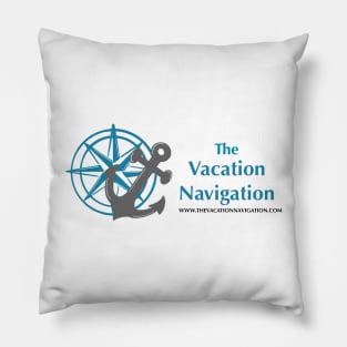 The Vacation Navigation Logo w/website Pillow