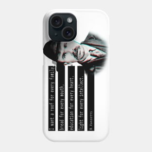 Vanzetti and anarchy quote Phone Case