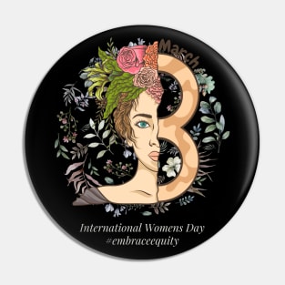 international women's day 2023 embrace equity 2023 Pin