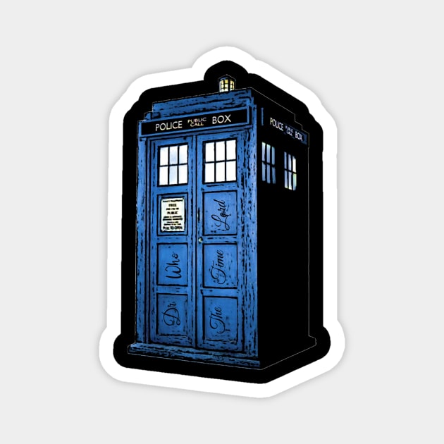 TIme lord Magnet by Well well well