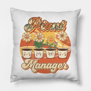 Mothers day  plant manager mama lover groovy Pillow