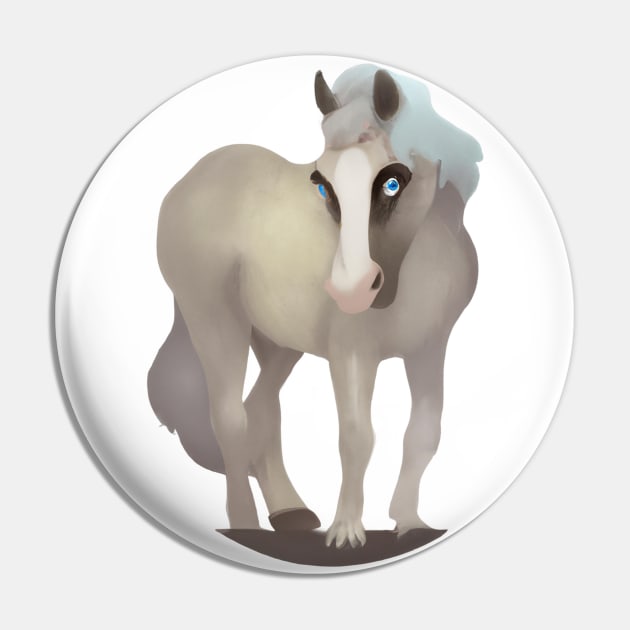 Cute Horse Drawing Pin by Play Zoo