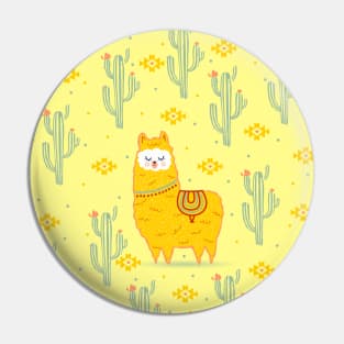 Alpaca summer Pin