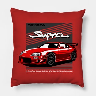 Iconic Supra MK4 Car Pillow