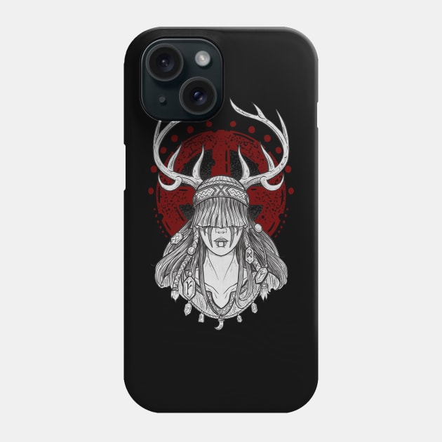 Heilung Maria Franz art Phone Case by BlackForge