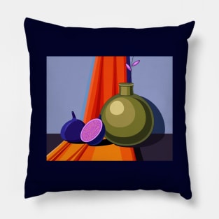 Bright still life with figs Pillow