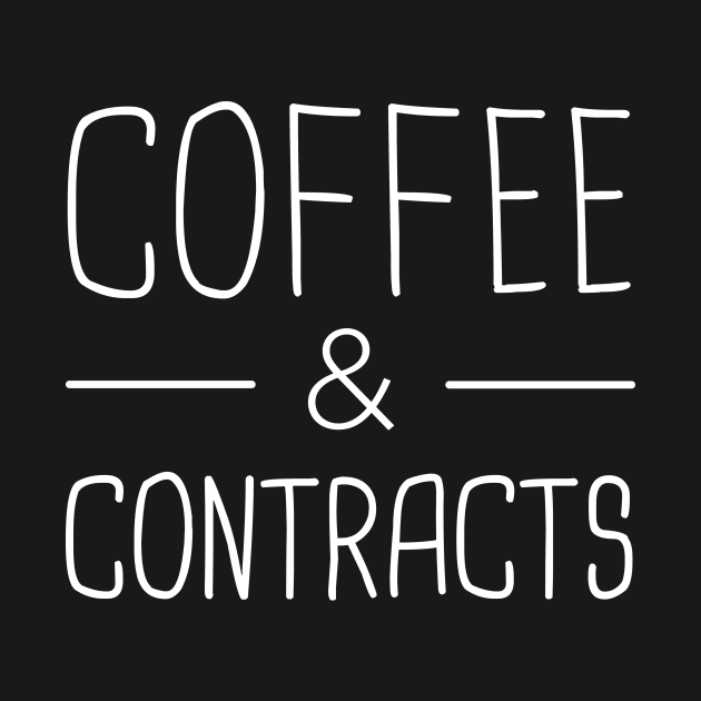 Coffee & Contracts | Realtor & Real Estate Design by MeatMan