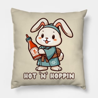 Hot sauce bunny Pillow