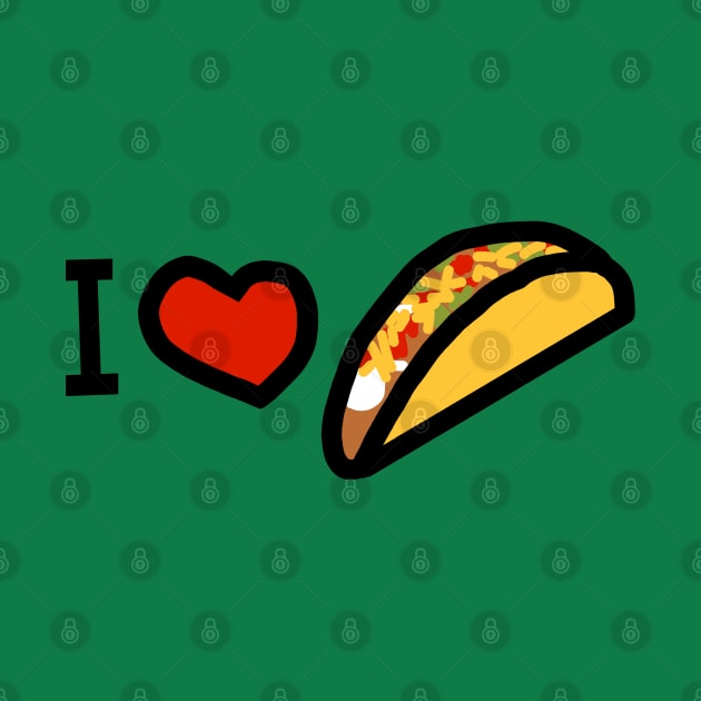 I Love a Taco by ellenhenryart