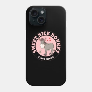 Sweet Nice Donkey - Cute Donkey Phone Case