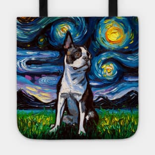 Boston Terrier Night 2 Tote