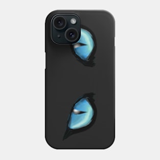 Cats Eyes Blue Phone Case