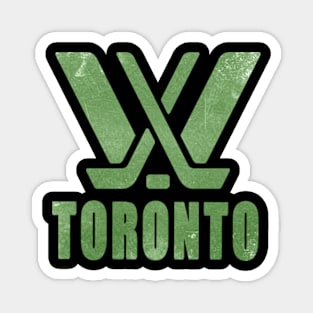 PWHL Toronto Distressed grunge effect Magnet