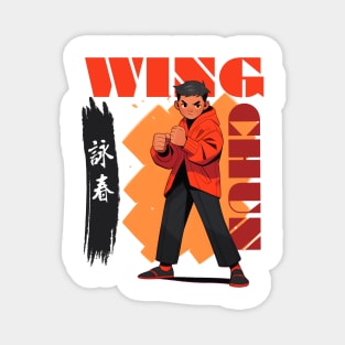 : Wing Chun Master (English & Chinese) Magnet