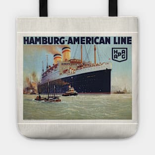Hamburg-American Line Vintage Poster 1925 Tote