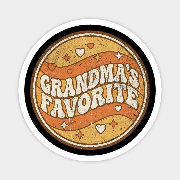 Grandma's Favorite Funny Grandparent Grandchild Gift Magnet by ArtistTee ⭐⭐⭐⭐⭐