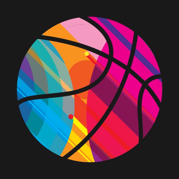 Basketball in living color by DavidLoblaw