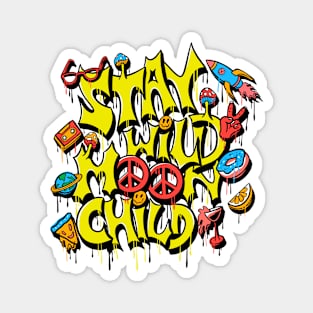 Satay wild moon child Magnet