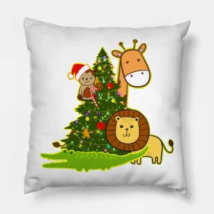 Wild Christmas Pillow