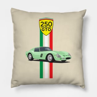 The supercar 250 gto racing green light Pillow