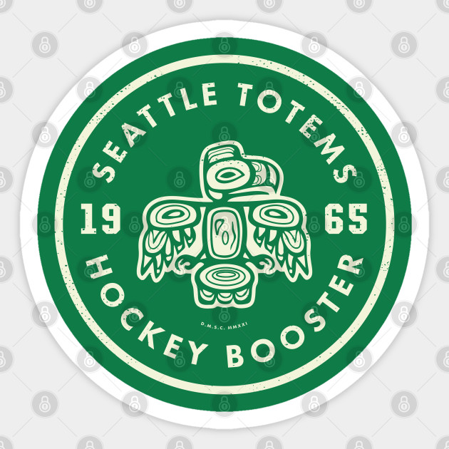 Seattle Totems Hockey - Booster Pin - Seattle - Sticker