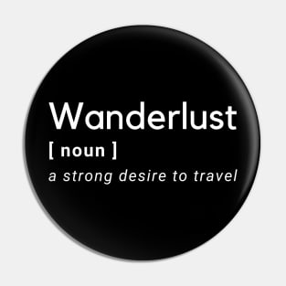 Wanderlust Pin