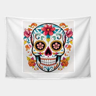 Day of the Dead Sugar Skull 5 Tapestry