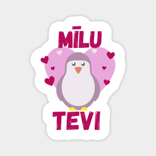 Priecīgu valentīndienu es mīlu tevi - Latviešu Magnet