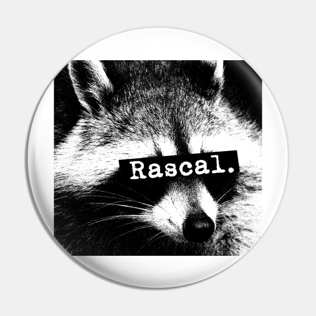 Raccoon Rascal Pin by giovanniiiii