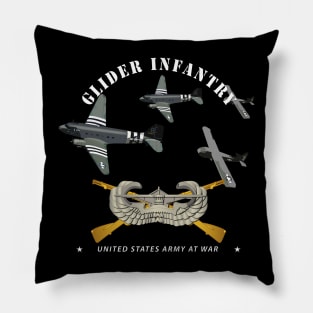 Glider Infantry w Towed Glider w  Infantry Glider Badge Pillow